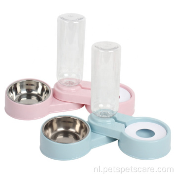 Automatisch huisdier Slant Cat Hond Water Food Bowl